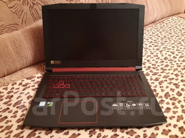 Acer Nitro 5 AN515-52. 15.6", 2,3����, ��� 6 ��, ���� 1 000���, WiFi: 1, Bluetooth: 1, ����������� �� 8��. ����