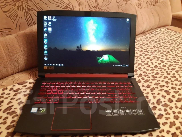 Acer Nitro 5 AN515-52. 15.6", 2,3����, ��� 6 ��, ���� 1 000���, WiFi: 1, Bluetooth: 1, ����������� �� 8��. ����