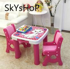Детский стул и столик дерево