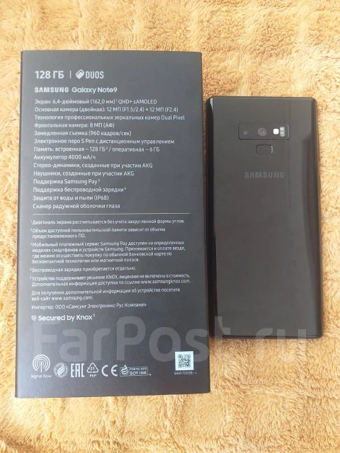 Samsung Galaxy Note 9. �/�, ������, 4G LTE, Dual-SIM, ����������, NFC ����