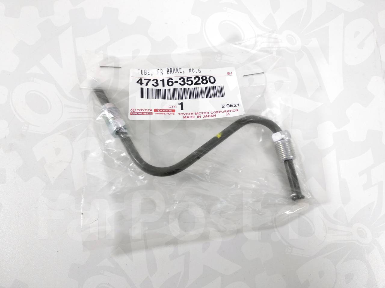 тормозная трубка прадо 120. трубка суппорта тормозной системы тойота прадо 150. левая тормозная трубка ваз 2106. задние тормозные трубки прадо 120. трубка toyota 47314-35330.