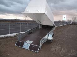 Прицеп бортовой с крышкой в Сосновоборске Курганские прицепы. Г/п: 550 кг., масса: 750 кг.