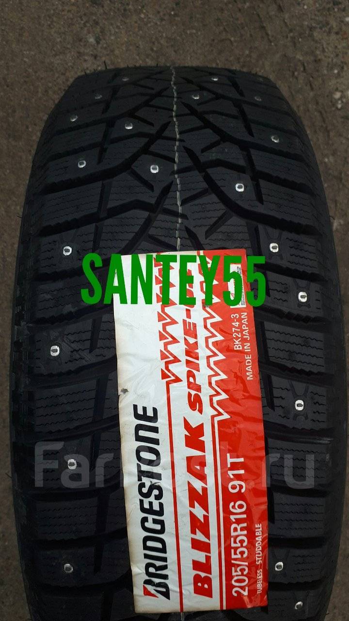 Bridgestone blizzak spike 02 205 55 r16. Зимние шины Bridgestone Blizzak Spike-02. Японская резина Bridgestone всесезонная.