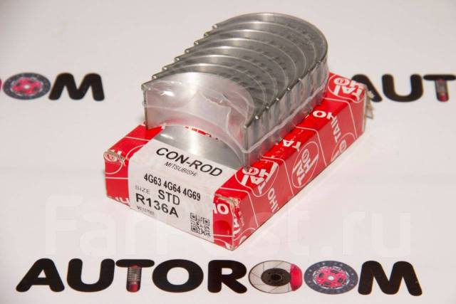 Вкладыши шатунные Mitsubishi 4G63 / 4G64 R136A STD купить во ...