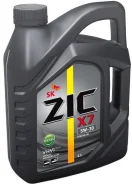 ZIC X7. 5W-30, �������������, 4��. ����
