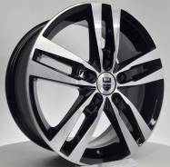 Диск колесный 16x6,5 5x114,3 ET45 d.67,1 K&K Rassvet (КС868-07) алмаз черный в Новосибирске K&K Rassvet
