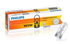 Лампа габаритная W5W Philips (В наличии) 12961CP фото