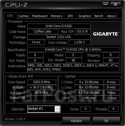 Intel Core i3-8100 ����