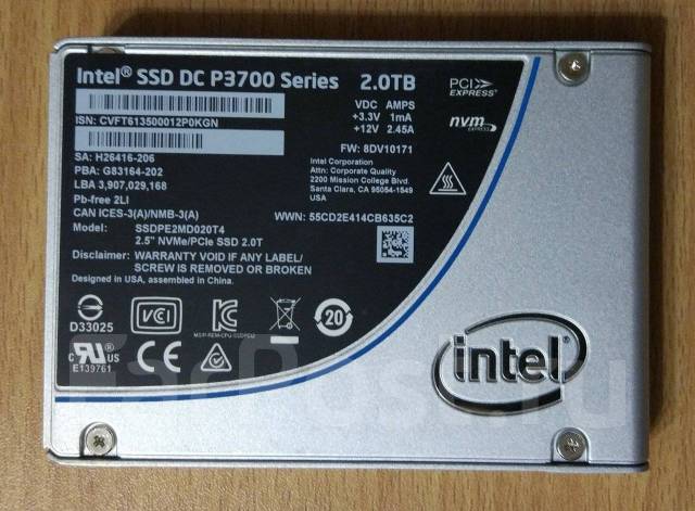 Intel ssd deals dc p3700