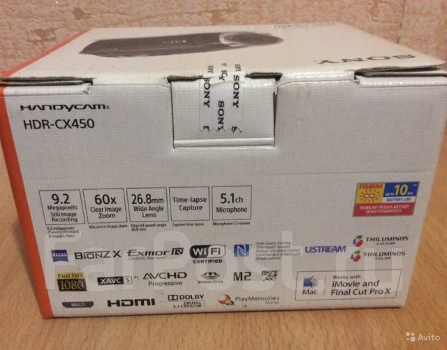 Sony HDR-CX450. 9 - 9.9 �� ����
