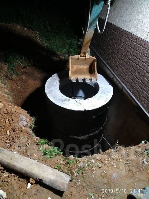 Услуги - экскаватор. дренаж, отмостка. кабеля. Пригород во Владивостоке