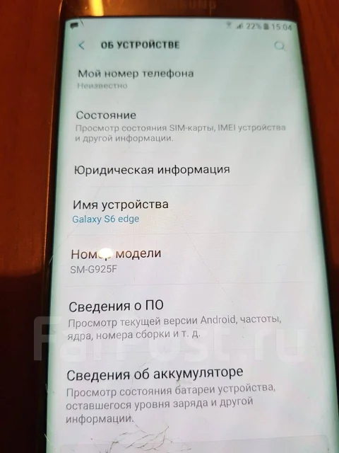 Samsung Galaxy S6 Edge. �/�, �������, 3G, 4G LTE ����