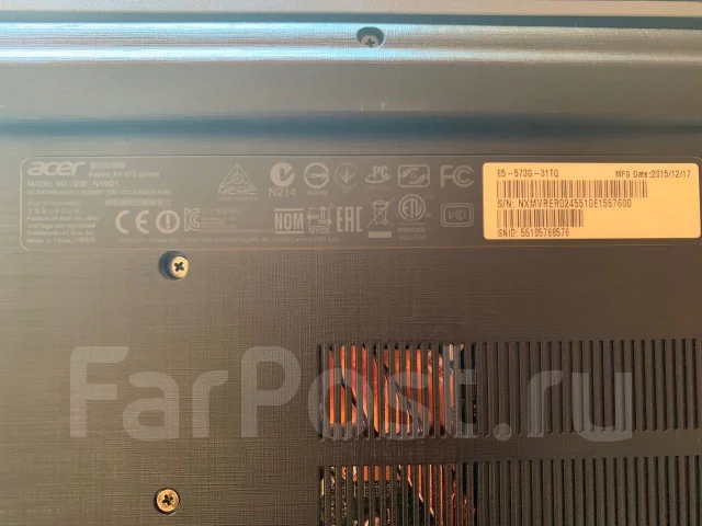 Acer Aspire E5-E5-573G. 15.6", 2����, ��� 8 ��, ���� 1 000���, WiFi: 1, Bluetooth: 1, ����������� �� 5��. ����