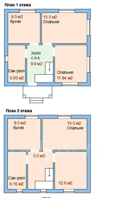 Планировка двухэтажного дома 100 кв Продам строящейся дом на КП 2 цена подарок, 1 200 кв. м. 180,0 кв. м. собственно