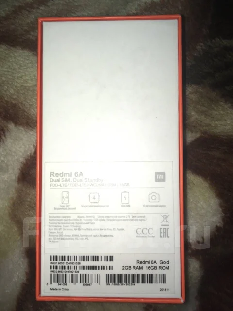 Xiaomi Redmi 6A. �/�, �������, 4G LTE, Dual-SIM ����