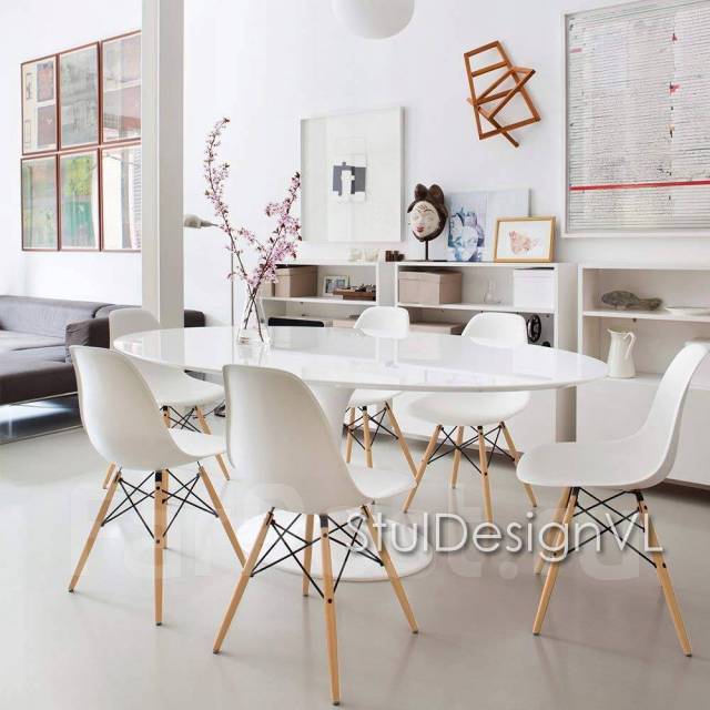 Стул eames dsw style белый