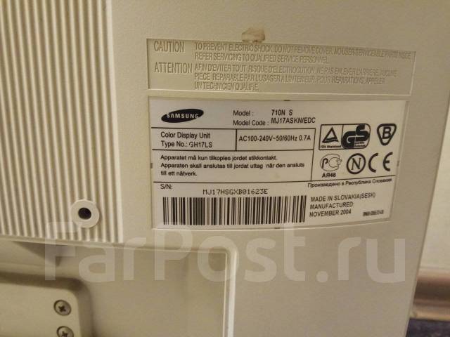 Схема samsung syncmaster 710n