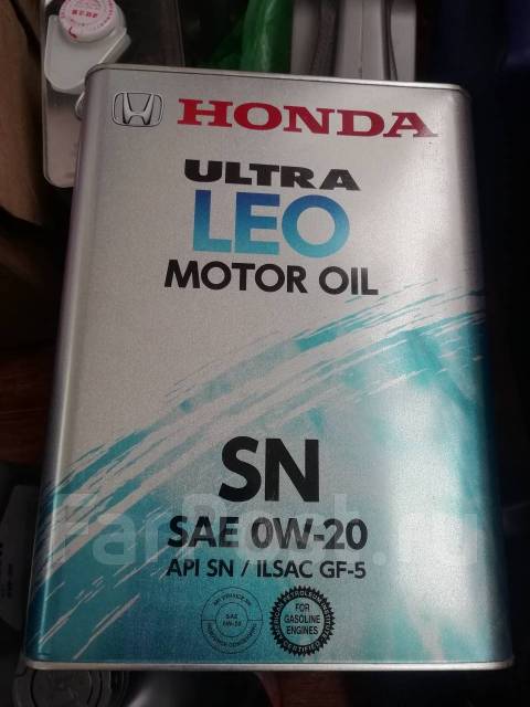 Моторное масло Honda Ultra LEO SN 0W20 4л во Владивостоке ...