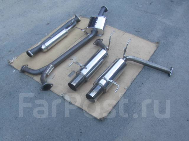 Тюнинг выхлоп хонда. HKS Silent Hi-Power Honda Accord 7. Двойной выхлоп HKS. HKS Silent Honda Torneo. HKS выхлоп scp10.
