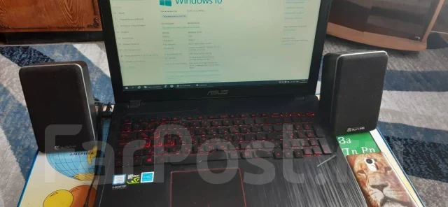 Asus FX553VE. 15.6", 2,5����, ��� 8 ��, ���� 1 118 000���, WiFi: 1, Bluetooth: 1, ����������� �� 4��. ����