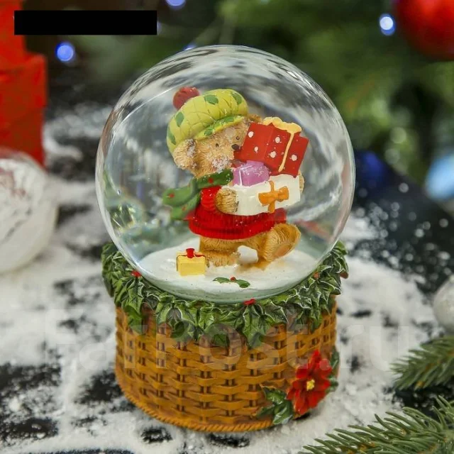 Стеклянный Новогодний Шар Сувенир
