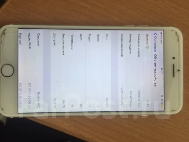 Apple iPhone 6 Plus. �/�, �������, 4G LTE, NFC ����
