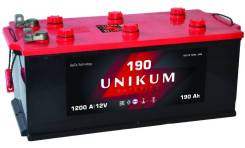 Аккумулятор Unikum 190 а/ч пп (Цена со скидкой 7050 руб! ) в Хабаровске Unikum. 190 А.ч., Прямая (правое)