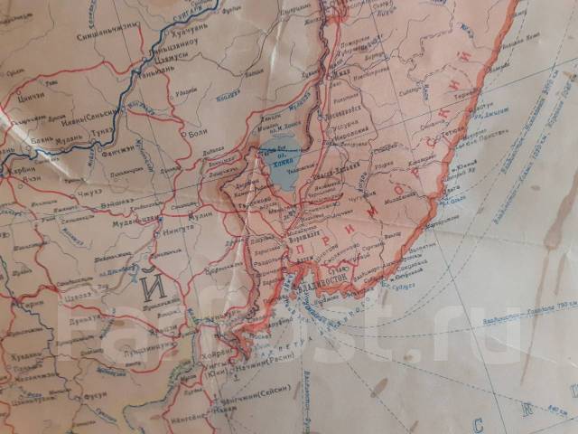Карта 1946 года