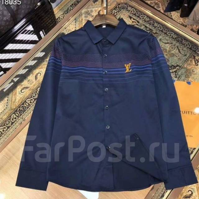 Мужская рубашка Louis Vuitton, 46, 48, 50, 52, 54, 56, демисезон, новый ...