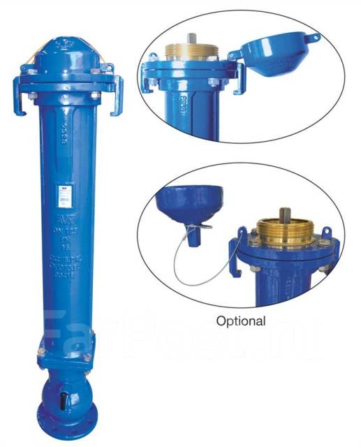 Подземный пожарный гидрант, ГОСТ, PN16 DN100 AVK, новый во Владивостоке