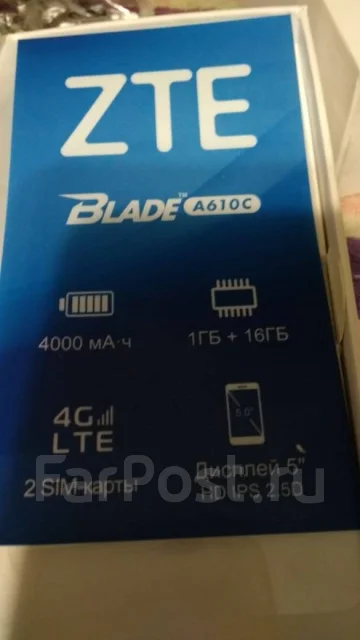ZTE Blade A610C. �/�, �����, 3G, 4G LTE, Dual-SIM ����