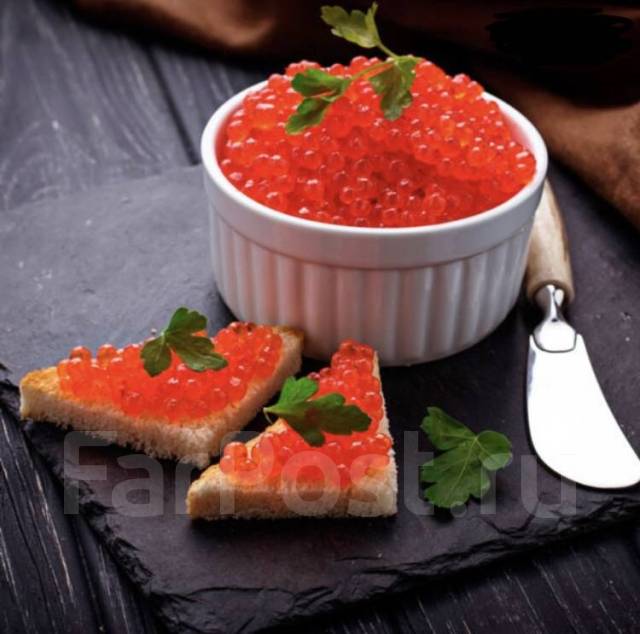 Икра красная Кижуч - Рыба и морепродукты во Владивостоке