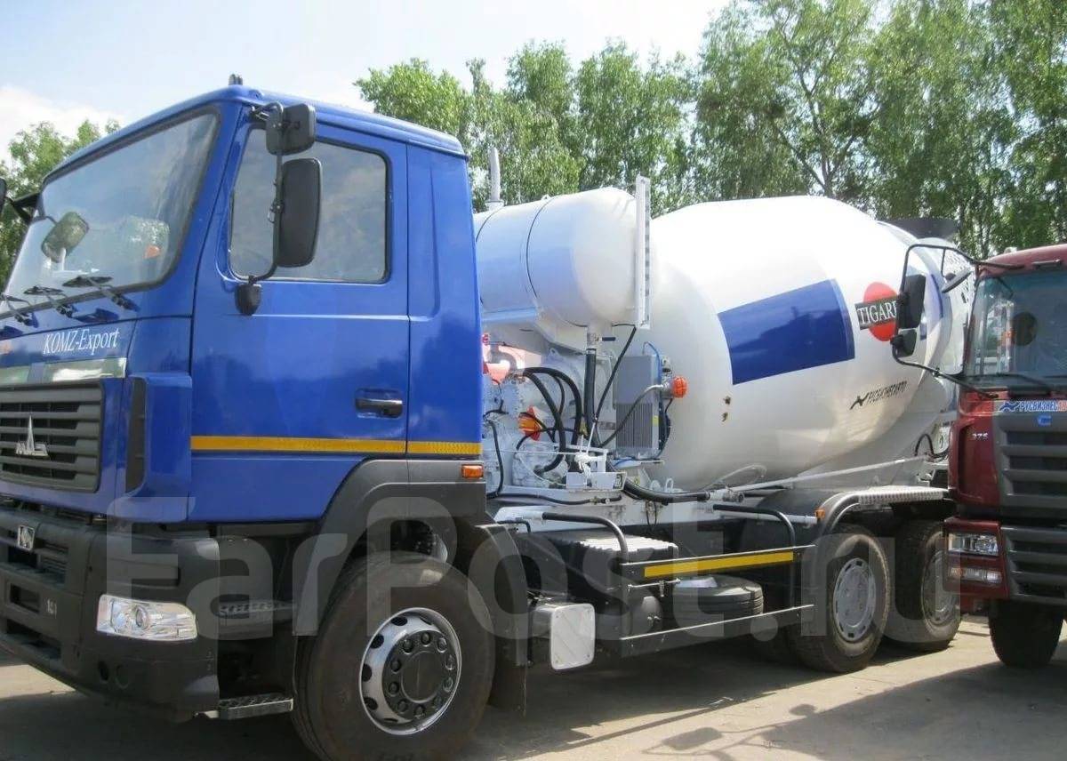 Маз 9 кубов. МАЗ 6312в5 автобетоносмеситель. Автобетоносмеситель Tigarbo 69366j на шасси МАЗ 63122j-579-042. МАЗ 6312 миксер. Автобетоносмеситель 69366j на шасси МАЗ 63122j-559-042 (евро-5) 10м3.