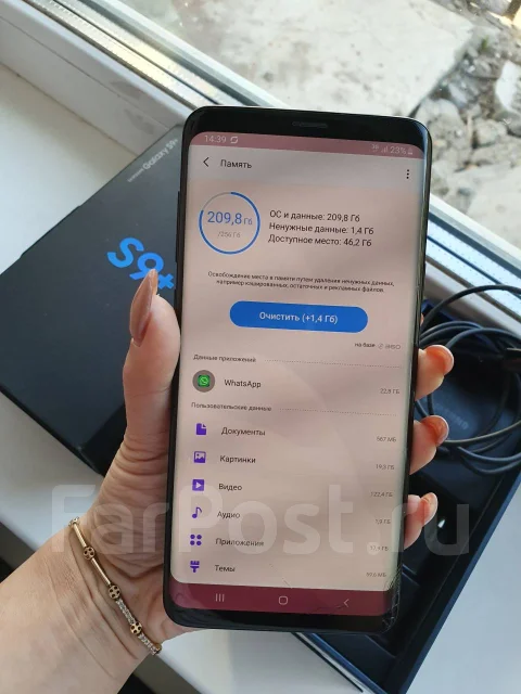 Samsung Galaxy S9+. �/�, ������, 3G, 4G LTE, NFC ����