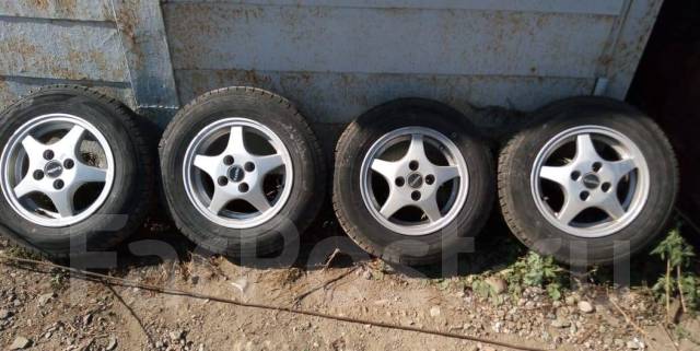 Шины на дисках, 13", 4 шт, 155 мм, 80 %, радиальный, 155/80r13, Dunlop ...