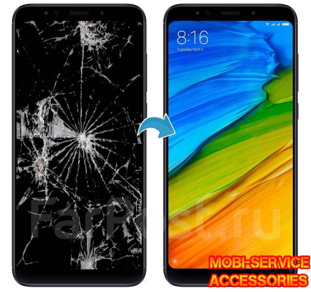 Замена экрана Xiaomi Redmi 5 по выгодной цене в Москве!