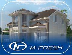 M-fresh B!g Lord (Проект дома с выразительным эркером! Посмотрите! ) в Холмске M-fresh B!g Lord (Проект дома с выразительным эркером! Посмотрите! ). 200-300 кв. м., 2 этажа, 5 комнат, бетон