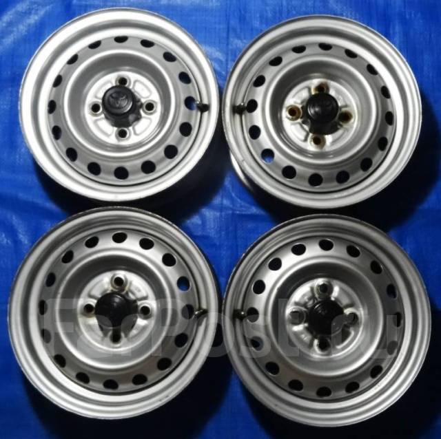 Оригинальные штампованные диски Toyota R13 5.0J 100x4. 4 шт. Отправка ...