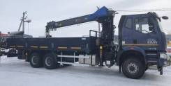 FAW, 2019 в Брянске FAW. Бортовой автомобиль 732755 с КМУ HIAB 190TM-6, 8 600 куб. см., 20 000 кг., 6x4. Под заказ