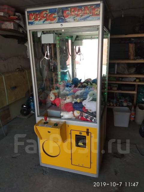 Автомат игровой хватайка, б/у, в наличии. Цена: 80 000₽ во Владивостоке