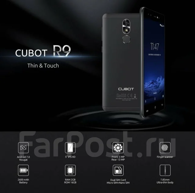 Cubot R9. �����, �����, 3G ����