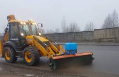 Щетка дорожная с поворотом для экскаватора-погрузчика в Краснотурьинске Щетки дорожные.