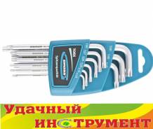 Набор ключей имбусовых Gross Torx-TT, T10-T50 (9шт) удлиненные в Уссурийске Ключи имбусовые.