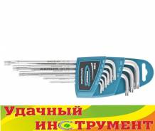 Набор ключей имбусовых Gross Torx-TT, T10-T50 (9шт) 16408 в Уссурийске Ключи имбусовые.
