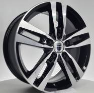 Диск колесный 16 КиК Rassvet 6.5*16 5*114.3 ET38 D67.1 алмаз черный в Новосибирске K&K Rassvet