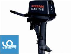 Лодочный мотор Nissan-Tohatsu 5 л. в Новосибирске Nissan Marine. 5,00 л.с., 2-тактный, бензиновый, нога S (381 мм), 2019 год