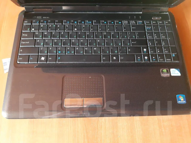 Asus K50IP. 15.6", 2,3����, ��� 2048 ��, ���� 250���, WiFi: 1, Bluetooth: 1, ����������� �� 2��. ����