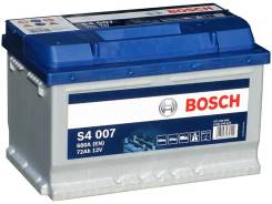 Аккумулятор Bosch S4 007 72 А/ч (Цена со скидкой 6345 руб! ) в Хабаровске Bosch. 72 А.ч., Обратная (левое), производство Европа