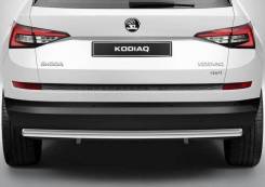 Защита бампера Skoda Kodiaq в Москве Кенгурятники. Skoda Kodiaq