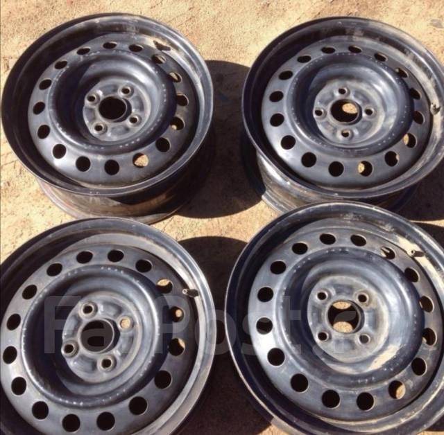 Продам комплект дисков R-15 4/100 бп по рф, штамповка, 15", 1 шт, 4x100 ...